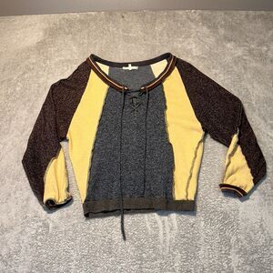 Gilded Intent Sold At BKE Pullover Sweater Multicolor Boho Western Size Small